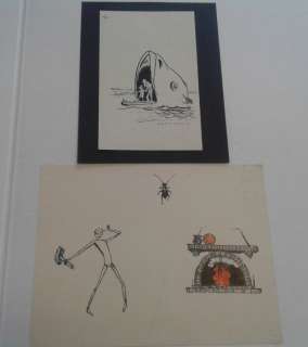 Vittorio Lucchi | Vittorio Lucchi - 2x illustrazioni originali firmate "Pinocchio " - (1969) | Catawiki