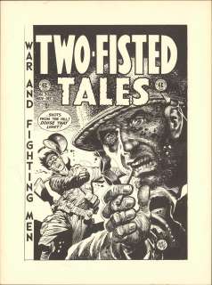 Davis - TWO-FISTED TALES #30, Portfolio Five Black & White Print (early 1970s) | Russ Cochran