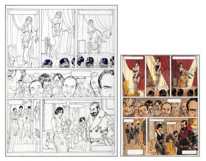 Gibrat | Pinocchia, planche n°34 Ã  l’encre de Chine, … | Millon