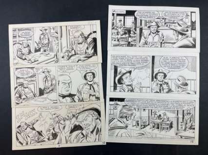 Guglielmo Letteri | Guglielmo Letteri Coppia di tavole "Tex e Carson" | Catawiki