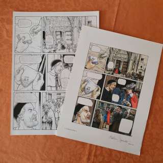 Jamar, Martin | Jamar, Martin - Planche originale + mise en couleur originale - Vincent, un saint au temps des mousquetaires - (2016) | Catawiki