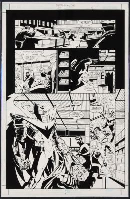 John Floyd | Original Art from Batman Gotham Knights #30 (2002) Page 4 Pencils by Roger Robinson, Inks | mycomicshop.com (Buy It Now)