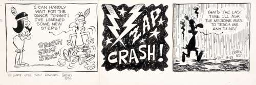 Bess (Gordon) - La Tribu terrible, strip Ã  l‘encre de Chine p…