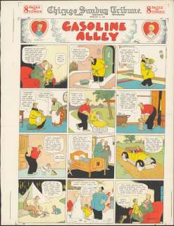 King - GASOLINE ALLEY, Sunday Page, Proof (2/14/1926) | Russ Cochran