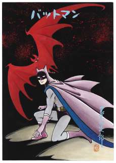 Jiro Kuwata Hand-Drawn Color Illustration "Batman" | Mandarake (Big Web)