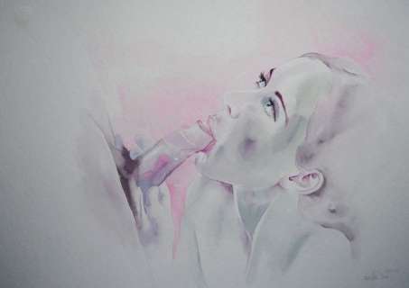 Jutta Laddey, Kreuzau aka Nicole | Original Art - "Blowjob Roswitha" - Exemplaire unique | Catawiki