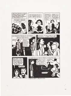 Marjane Satrapi | Persepolis (Original Book Art, page 42) | Sotheby’s