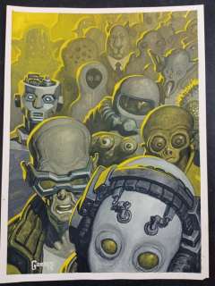 Garres | Garres - Mondo Mutante - Page volante - Exemplaire unique | Catawiki