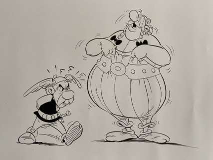 Formosa, Gil | Formosa, Gil - Dessin original - Astérix et Obélix - La Dispute - (2005) | Catawiki