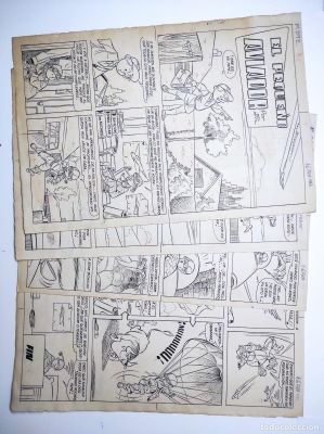 4 PLANCHAS ORIGINALES EL PEQUEÑO AVIADOR POR NIN PUBLICADA EN EL PUMBY Nº 292 | todocoleccion (Buy It Now)