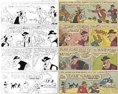 Paul Murry - Mickey Mouse W WDC 458-04 - Dude Ranch - Original Inked Comic Page by Paul Murry - page 3 - (1978)
