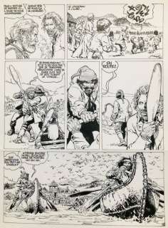 Kas | Kas - Planche originale - Les Voyageurs T2 - Grizzly - (1997) | Catawiki