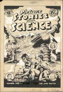 Simon&Cameron- Picture Stories From Science #1-Original Cover Art (1947) | Russ Cochran