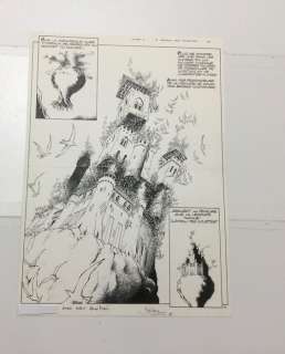 Bédu | Bédu - Planche originale (p.41) Hugo T4 - Le château des mouettes - (1989) | Catawiki
