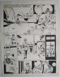 Gine, Christian | Gine, Christian - Originele pagina - Capitain Sabre - Le Seigneur de la guerre - (1981) | Catawiki