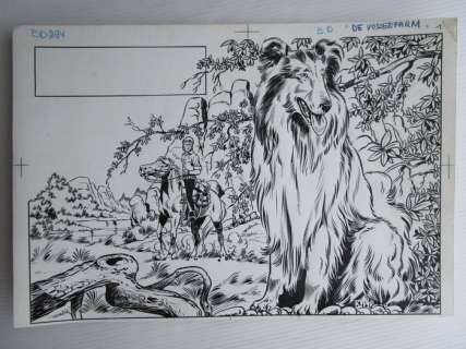 Studio Vandersteen | Bessy 111 - Originele pagina (p.1) - De vossenfarm - (1974) | Catawiki