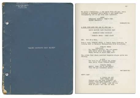 ’’Li’l Abner’’ Creator, Al Capp’s Personally Owned Copy of His Script ’’Sadie Hawkins Day Blues’’ | Nate Sanders