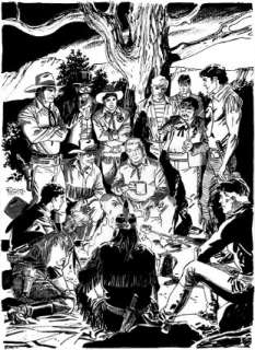  - BRUNO BRINDISI  -  Sergio Bonelli tra i suoi personaggi