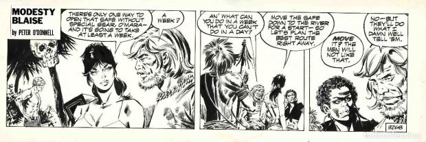 MODESTY BLAISE #3268 - ENRIC BADIA ROMERO - PAGINA ORIGINAL | todocoleccion (Buy It Now)