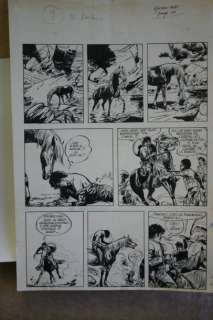 Jijé. (1914-1980). | JIJÉ. . Â«Â Jerry SpringÂ Â». Encre de Chine noire pour la planche 41 de l | Tessier Sarrou