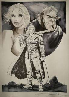 Candita, Giuseppe | Candita, Giuseppe - original artwork "Dragonero Ian, Myrva e Gmor" (2022) | Catawiki