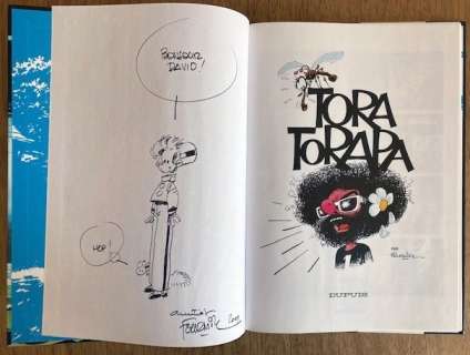 Fournier | Spirou et Fantasio T23 - Tora Torapa avec dédicace Spirou et Spip - Cartonné - Réédition - (2007) | Catawiki