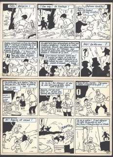 Bob de Moor - Planche Originale (P.21) - | Bob De Moor - Planche originale (p.21) - Les Aventures d’Oncle Zigomar/ De avonturen van Nonkel Zigomar - L’Empire des Taupes /Het Mollenrijk - (1955/2023) | Catawiki