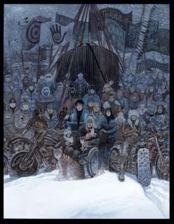 Philippe Gauckler - Illustration originale utilisée dans le cahier graphique - L‘Eternité - Kebek