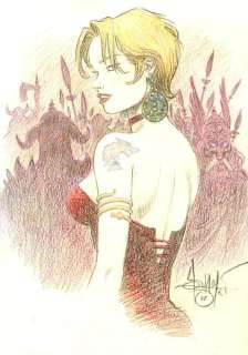 Aouamri, Mohamed | Aouamri, Mohamed - Dessin original couleur - Saga Valta - Hildegird - (2022) | Catawiki