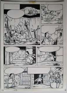 Studio Vandersteen | Studio Vandersteen - Originele pagina (p.7) Jerom 63 - De vurige ruiter - (1975) | Catawiki