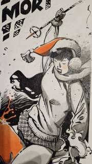 Michetz, Marc | Michetz, Marc - Dessin original couleur - Carte de Voeux 2013 - 2012 est mort ! - (2012) | Catawiki