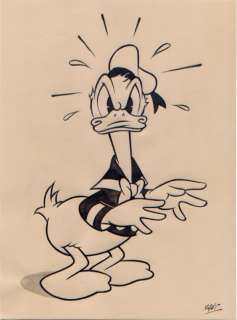 Xavi (Xavier Vives Mateu) | Donald Duck - "What’s up?" - Signed Original Artwork by Xavi - (2023) | Catawiki