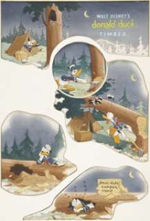 Hank Porter Timber Donald Duck Illustration Original Art (Good Housekeeping, 1941). Hank Porter adapts the -