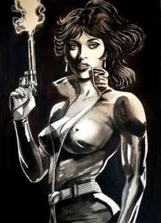 Candita, Giuseppe | Candita, Giuseppe - - Original drawing - Tribute to Modesty Blaise | Catawiki