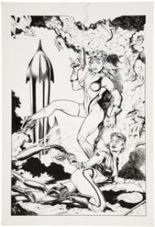 Dave Stevens Good Girls Science Fiction Illustration Original Art (2004). Oh, how we miss Dave Stevens! No one - | Heritage