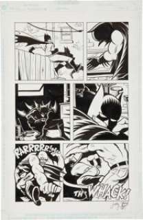 Jay Stephens Batman Tales of the Unexpected page 3 Original Art (c. 2009). This offbeat page, by the -