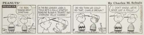 Charles Schulz Peanuts Daily Comic Strip Original Art dated 5-10-69 (United Feature Syndicate, 1969). It’s - | Heritage
