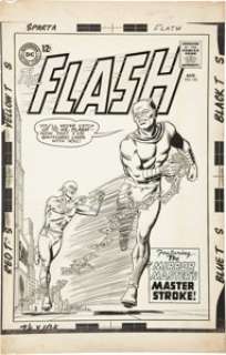 Carmine Infantino and Murphy Anderson The Flash #146 Mirror Master Cover Original Art (DC, 1964). Feast your eyes - | Heritage