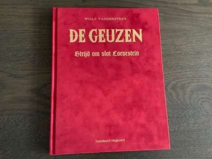 Eugeen Goossens / Vandersteen + Studio | De Geuzen - Auteursexemplaar - Strijd om slot Loevestein - Luxe - groot formaat + Opdrachttekening Goossens - Cartonné - EO - (2011) | Catawiki