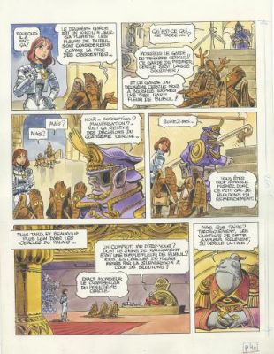 Jean-Claude Mézières - Les Habitants du Ciel, Atlas cosmique de Valérian et Laureline, Planche 40, 1991