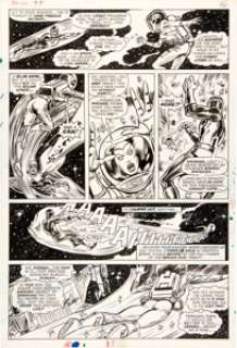 Dave Cockrum and Frank Chiaramonte X-Men #99 Page 16 Original Art (Marvel, 1976). In "Deathstar, -