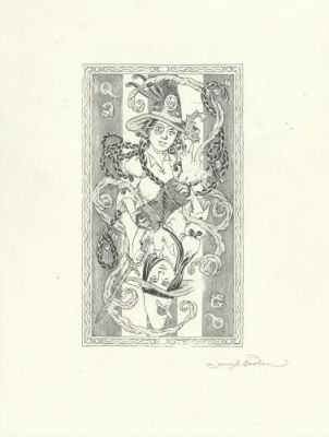 Jeremy Bastian | Illustration carte, Queen of fish | Galerie 9ème Art