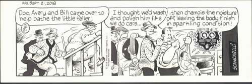 Scancarelli-Gasoline Alley 100th Anniversary - Original Daily Strip (2018) | Russ Cochran