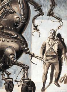 Wally Wood Galaxy Science Fiction Magazine Robot Illustration Original Art (Galaxy, c. 1950s). Like they say, -