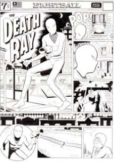 Daniel Clowes The Death Ray - Eightball #23 Cover Alternate Version Original Art (2003). Daniel Clowes is -