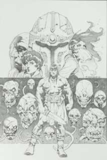 Tomás Giorello Conan #47 Cover Original Art (DC, 2007). Cover for Tim Truman‘s adaptation of -