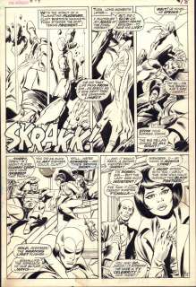 John Buscema, Tom Palmer - the avengers #74 p. 14 - goliath, vision, wasp, yellowjacket, jarvis, & monica lynne - 1970