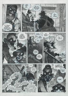 Régis Loisel | La Dernière Maison Juste Avant la Forêt, planche 73 | Galerie 9ème Art