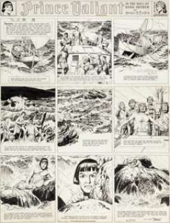 Hal Foster Prince Valiant #250 Sunday Comic Strip Original Art dated 11-23-41 (King Features Syndicate, - | Heritage