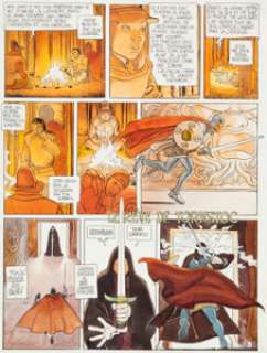 Moebius (Jean Giraud) Métal Hurlant #51 "La Citadelle Aveugle" Page 4 Original Art (Les -
